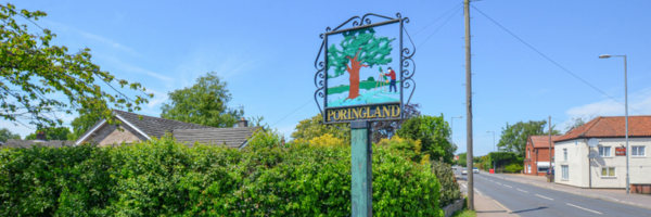 Poriingland Norfolk sign post