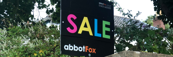 For Sale Board abbotFox Bright colours 